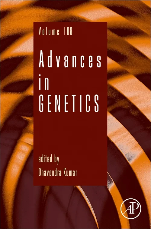 Coperta cărții "Advances in Genetics" de autor necunoscut