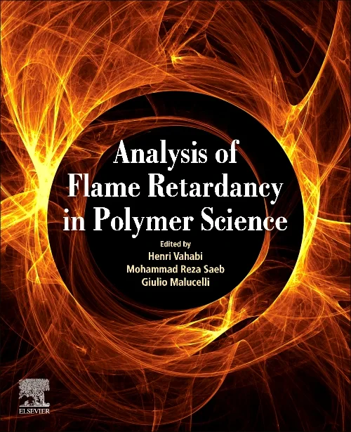 Coperta cărții "Analysis of Flame Retardancy In Polymer Science" de autor necunoscut