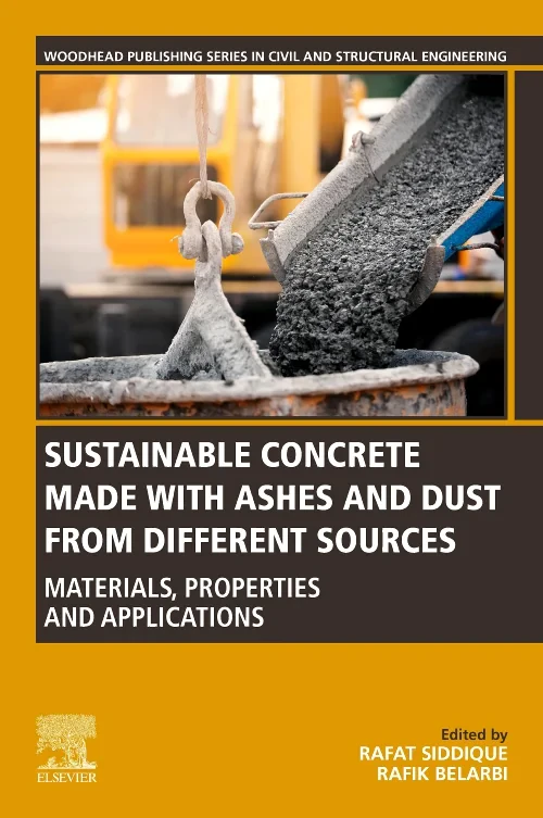 Coperta cărții "Sustainable Concrete Made with Ashes and Dust from Different Sources" de autor necunoscut