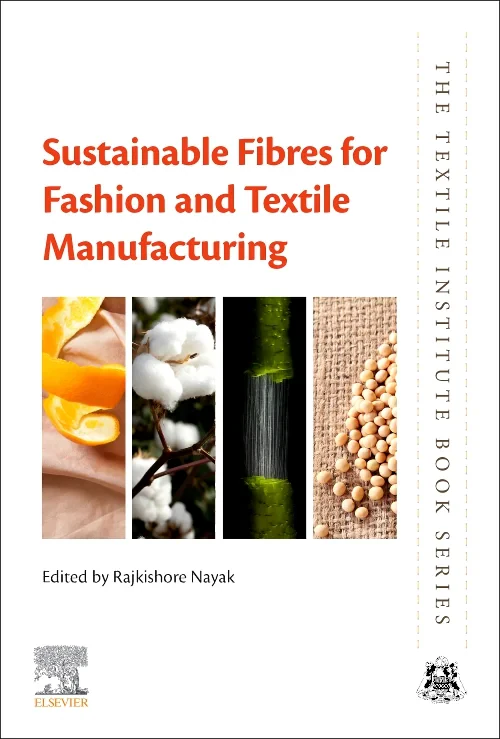 Coperta cărții "Sustainable Fibres for Fashion and Textile Manufacturing" de autor necunoscut