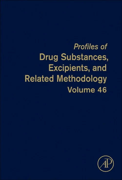 Coperta cărții "Prof. of Drug Substances, Excipients and Related Methodology" de autor necunoscut