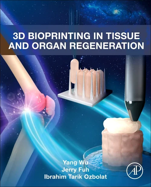 Coperta cărții "3D Bioprinting in Tissue and Organ Regeneration" de autor necunoscut