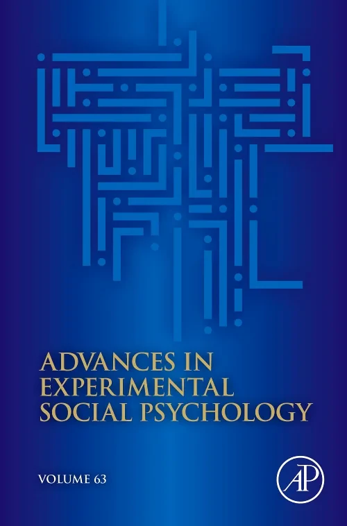 Coperta cărții "Advances in Experimental Social Psychology" de autor necunoscut