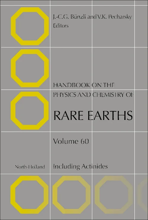 Coperta cărții "Handbook on the Physics and Chemistry of Rare Earths" de autor necunoscut