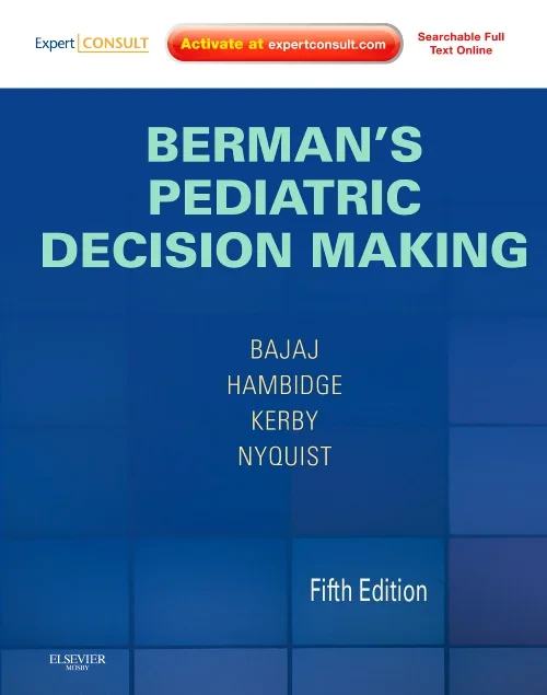 Coperta cărții "Berman&#039;s Pediatric Decision Making" de autor necunoscut