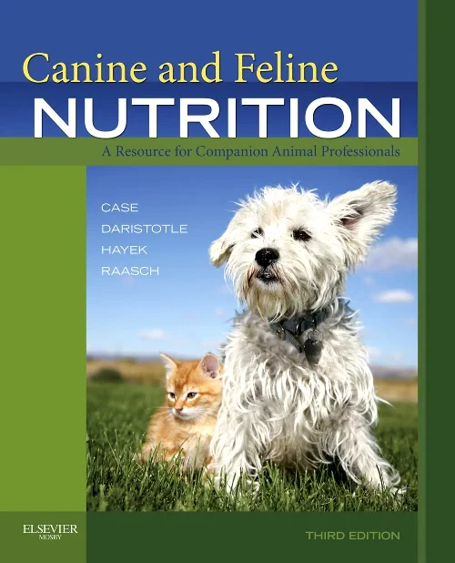 Coperta cărții "Canine and Feline Nutrition" de autor necunoscut