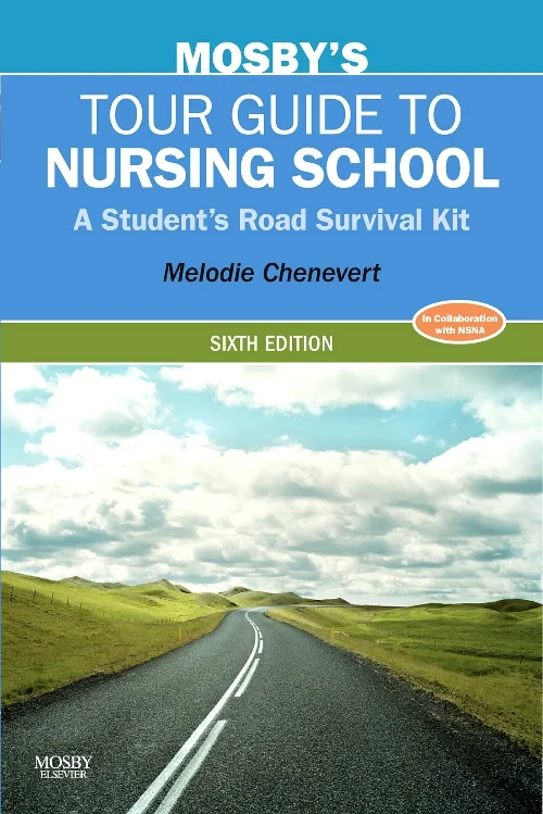 Coperta cărții "Mosby&#039;s Tour Guide to Nursing School" de autor necunoscut