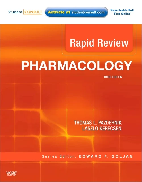 Coperta cărții "Rapid Review Pharmacology" de autor necunoscut