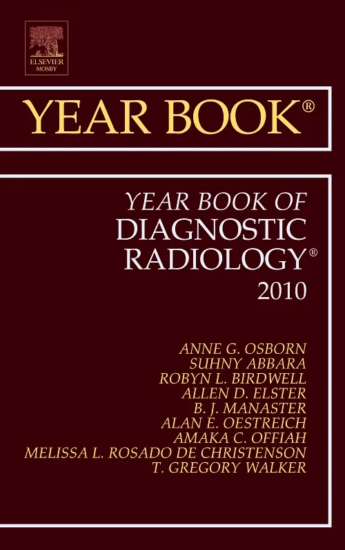 Coperta cărții "Year Book of Diagnostic Radiology 2010" de autor necunoscut