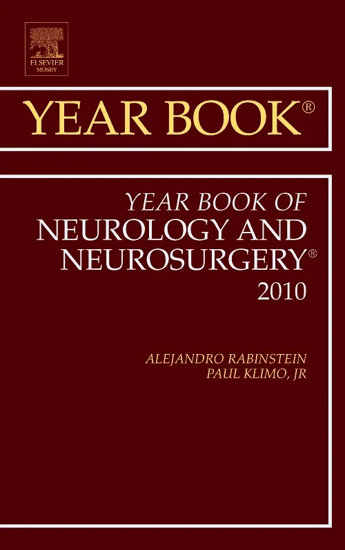Coperta cărții "Year Book of Neurology and Neurosurgery" de autor necunoscut