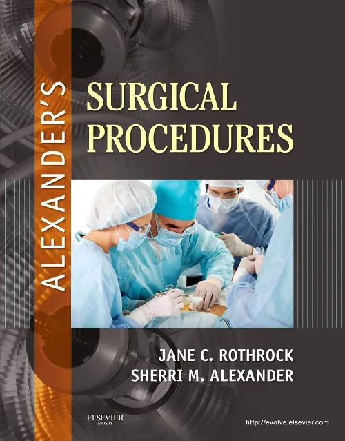 Coperta cărții "Alexander&#039;s Surgical Procedures" de autor necunoscut