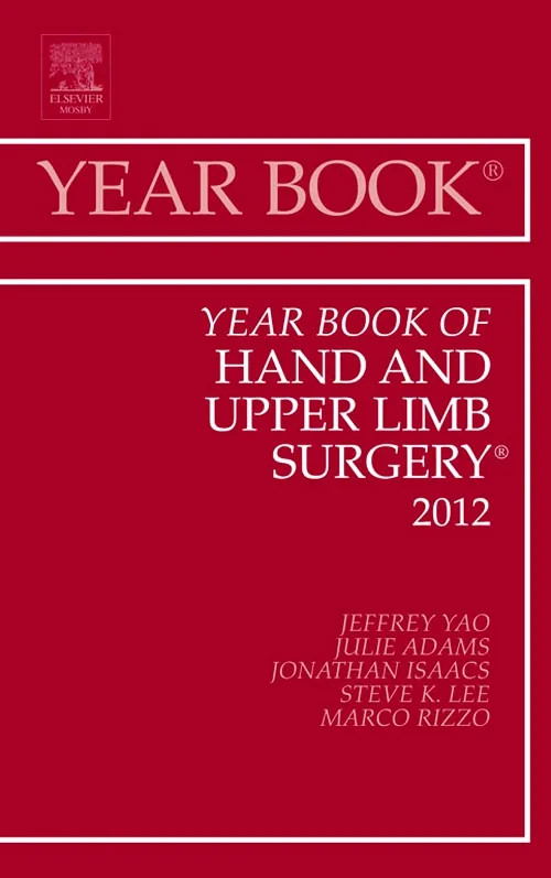 Coperta cărții "Year Book of Hand and Upper Limb Surgery 2012" de autor necunoscut