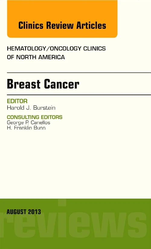 Coperta cărții "Breast Cancer, An Issue of Hematology/Oncology Clinics of North America" de autor necunoscut