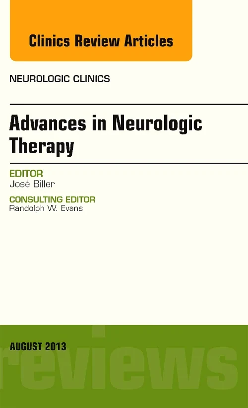 Coperta cărții "Advances in Neurologic Therapy, An issue of Neurologic Clinics" de autor necunoscut