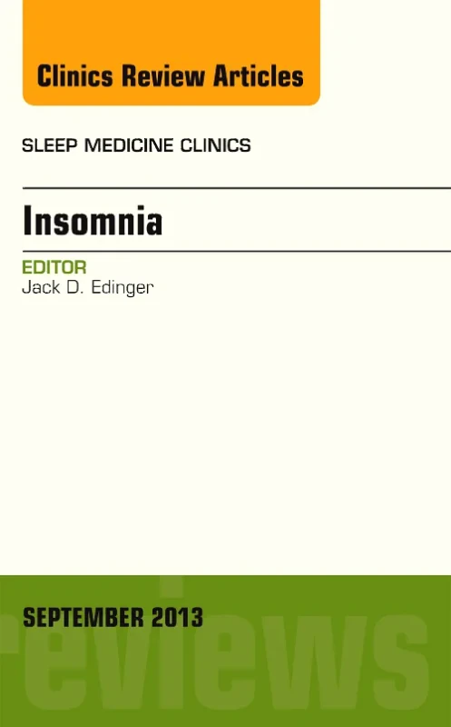 Coperta cărții "Insomnia, An Issue of Sleep Medicine Clinics" de autor necunoscut