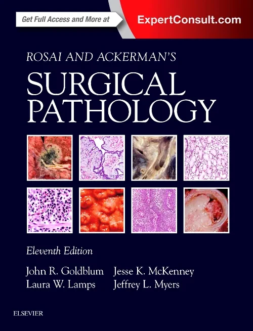 Coperta cărții "Rosai and Ackerman&#039;s Surgical Pathology - 2 Volume Set" de autor necunoscut