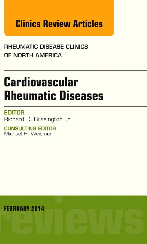 Coperta cărții "Cardiovascular Rheumatic Diseases, An Issue of Rheumatic Disease Clinics" de autor necunoscut