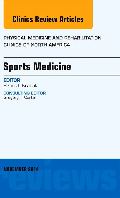 Coperta cărții "Sports Medicine, An Issue of Physical Medicine and Rehabilitation Clinics of North America" de autor necunoscut