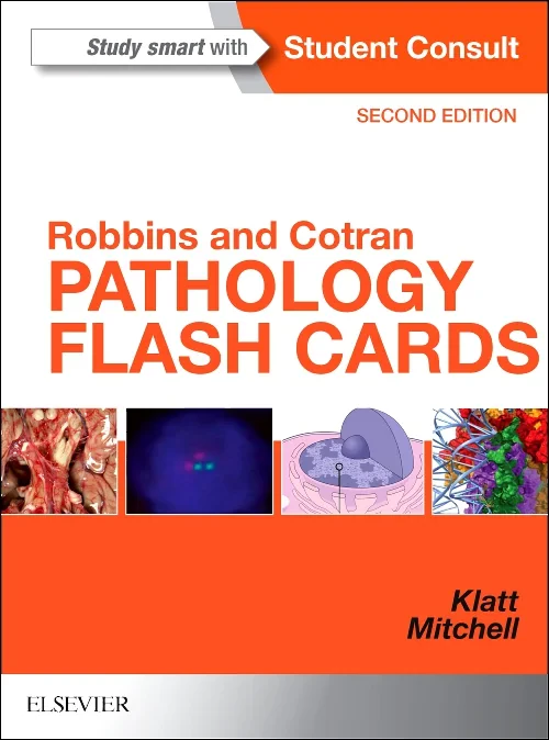 Coperta cărții "Robbins and Cotran Pathology Flash Cards" de autor necunoscut