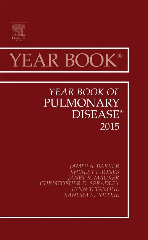 Coperta cărții "Year Book of Pulmonary Disease 2015" de autor necunoscut