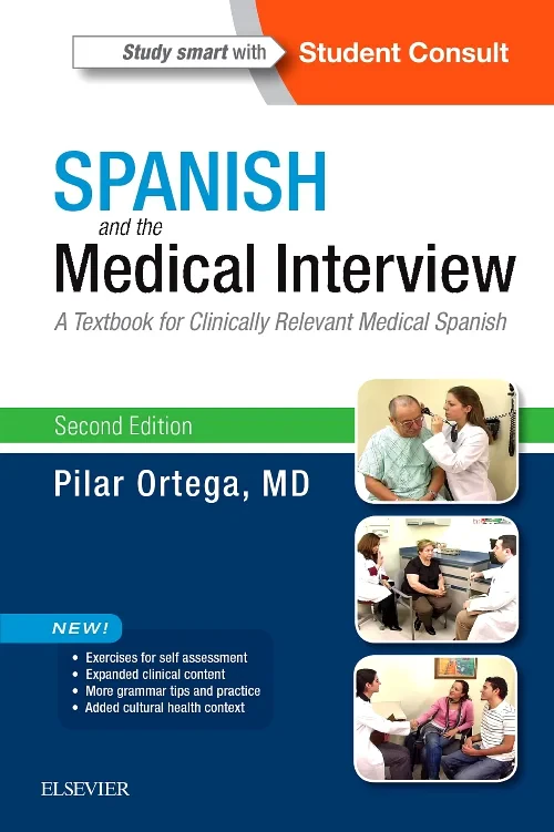 Coperta cărții "Spanish and the Medical Interview" de autor necunoscut