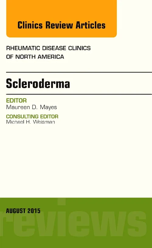 Coperta cărții "Scleroderma, An Issue of Rheumatic Disease Clinics" de autor necunoscut