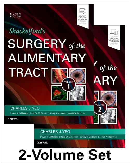 Coperta cărții "Shackelford&#039;s Surgery of the Alimentary Tract, 2 Volume Set" de autor necunoscut