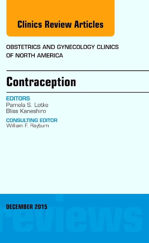 Coperta cărții "Contraception, An Issue of Obstetrics and Gynecology Clinics" de autor necunoscut
