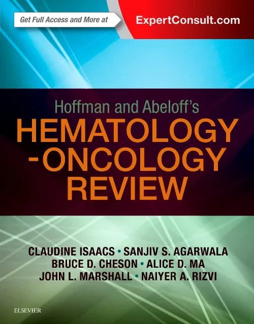 Coperta cărții "Hoffman and Abeloff&#039;s Hematology-Oncology Review" de autor necunoscut