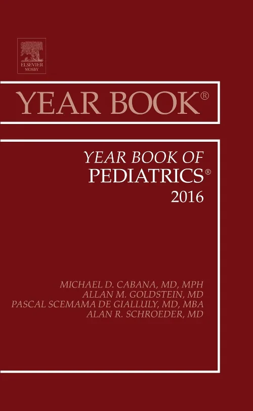 Coperta cărții "Year Book of Pediatrics, 2016" de autor necunoscut