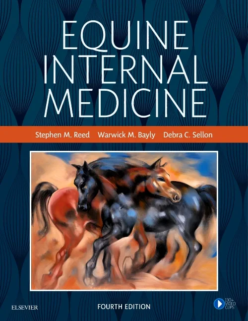 Coperta cărții "Equine Internal Medicine" de autor necunoscut