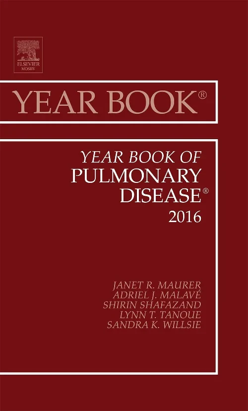 Coperta cărții "Year Book of Pulmonary Disease, 2016" de autor necunoscut
