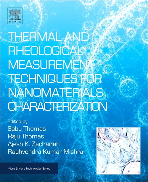 Coperta cărții "Thermal and Rheological Measurement Techniques for Nanomaterials Characterization" de autor necunoscut