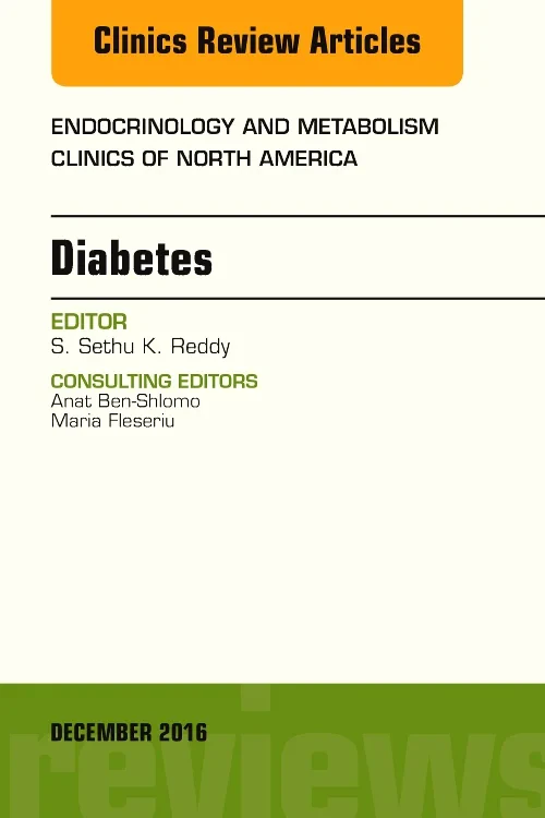 Coperta cărții "Diabetes, An Issue of Endocrinology and Metabolism Clinics of North America" de autor necunoscut