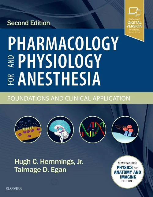 Coperta cărții "Pharmacology and Physiology for Anesthesia" de autor necunoscut