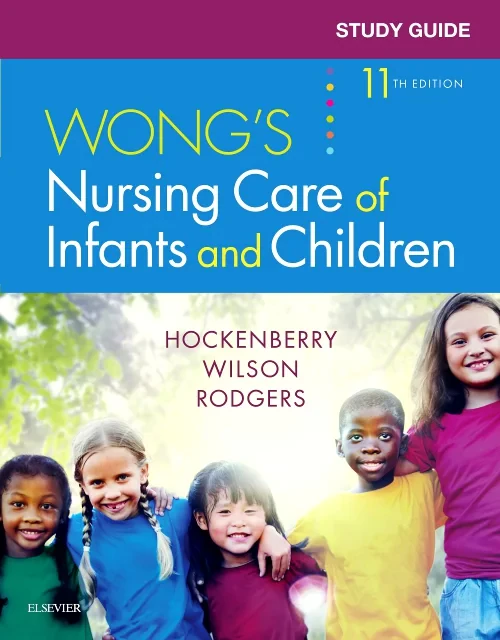 Coperta cărții "Study Guide for Wong&#039;s Nursing Care of Infants and Children" de autor necunoscut