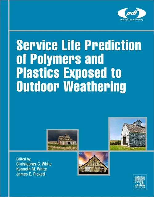 Coperta cărții "Service Life Prediction of Polymers and Plastics Exposed to Outdoor Weathering" de autor necunoscut