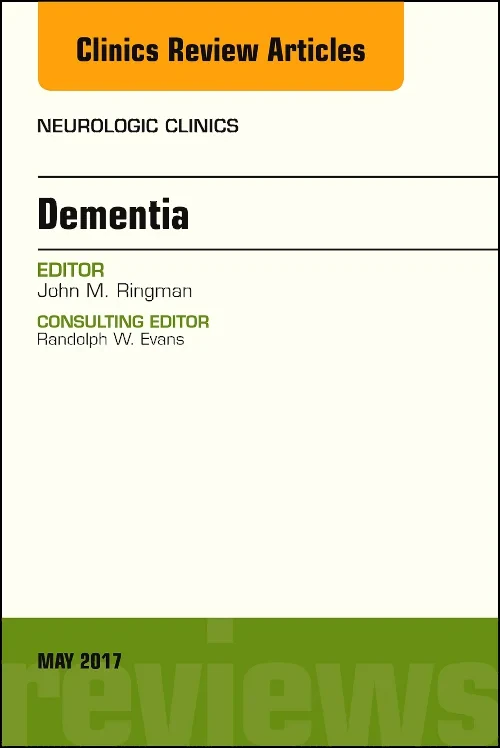 Coperta cărții "Dementia, An Issue of Neurologic Clinics" de autor necunoscut