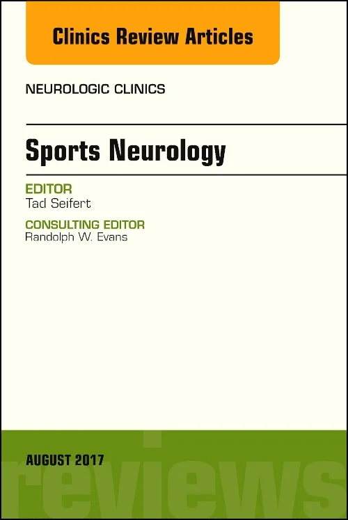 Coperta cărții "Sports Neurology, An Issue of Neurologic Clinics" de autor necunoscut