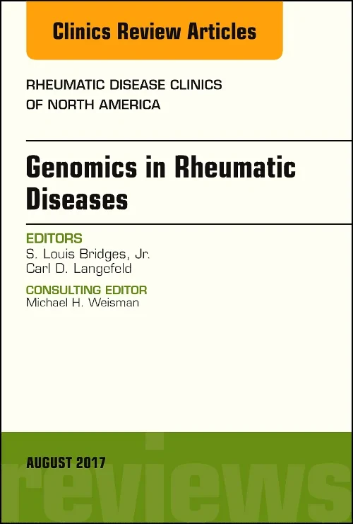Coperta cărții "Genomics in Rheumatic Diseases, An Issue of Rheumatic Disease Clinics of North America" de autor necunoscut