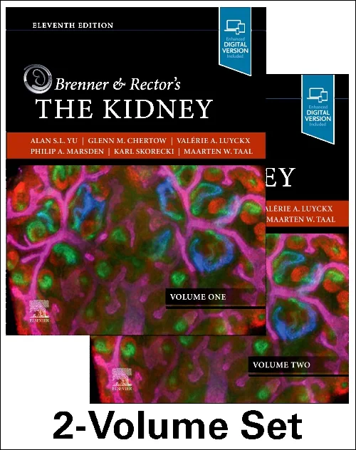 Coperta cărții "Brenner and Rector&#039;s The Kidney, 2-Volume Set" de autor necunoscut