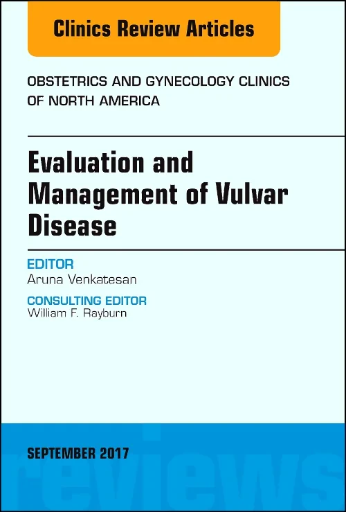 Coperta cărții "Evaluation and Management of Vulvar Disease, An Issue of Obstetrics and Gynecology Clinics" de autor necunoscut