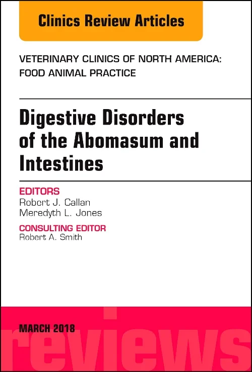 Coperta cărții "Digestive Disorders in Ruminants, An Issue of Veterinary Clinics of North America: Food Animal Practice" de autor necunoscut