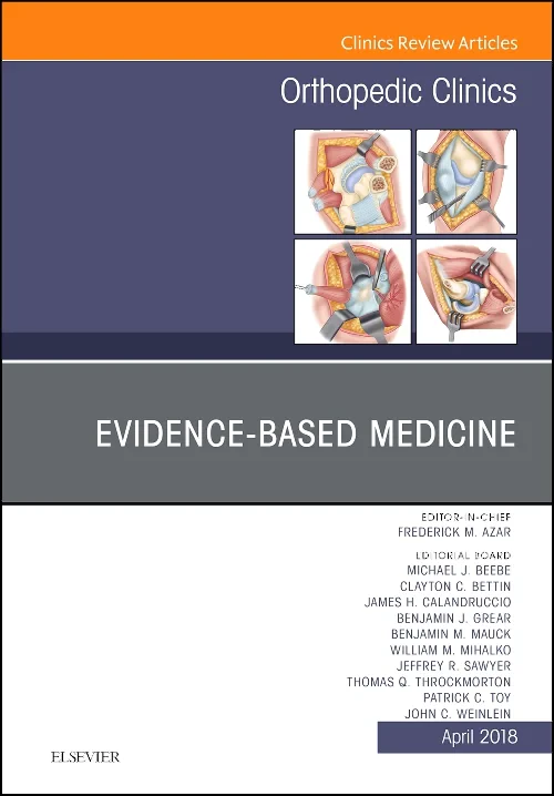 Coperta cărții "Evidence-Based Medicine, An Issue of Orthopedic Clinics" de autor necunoscut