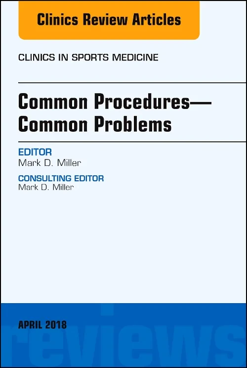 Coperta cărții "Common Procedures—Common Problems, An Issue of Clinics in Sports Medicine" de autor necunoscut