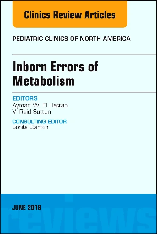 Coperta cărții "Inborn Errors of Metabolism, An Issue of Pediatric Clinics of North America" de autor necunoscut