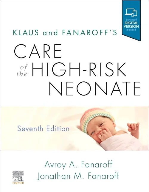 Coperta cărții "Klaus and Fanaroff&#039;s Care of the High-Risk Neonate" de autor necunoscut