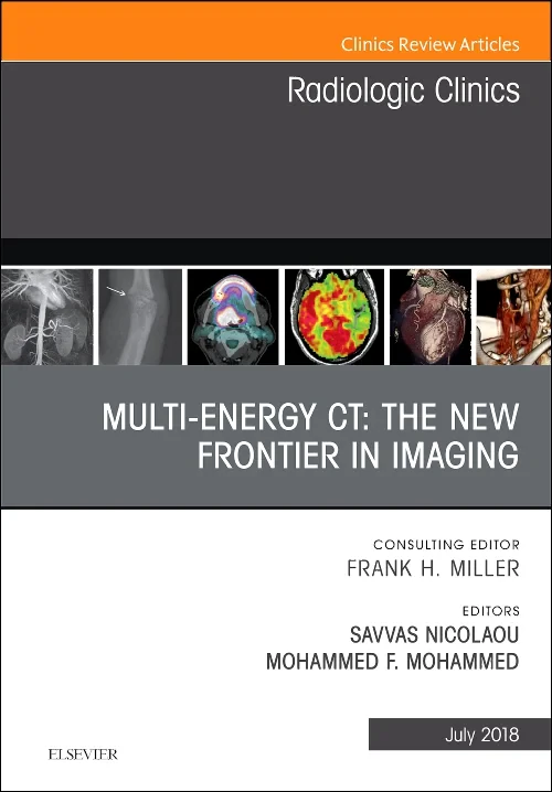 Coperta cărții "Multi-Energy CT: The New Frontier in Imaging, An Issue of Radiologic Clinics of North America" de autor necunoscut