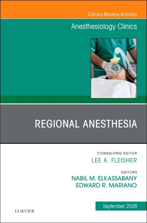 Coperta cărții "Regional Anesthesia, An Issue of Anesthesiology Clinics" de autor necunoscut