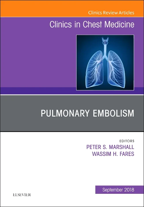 Coperta cărții "Pulmonary Embolism, An Issue of Clinics in Chest Medicine" de autor necunoscut